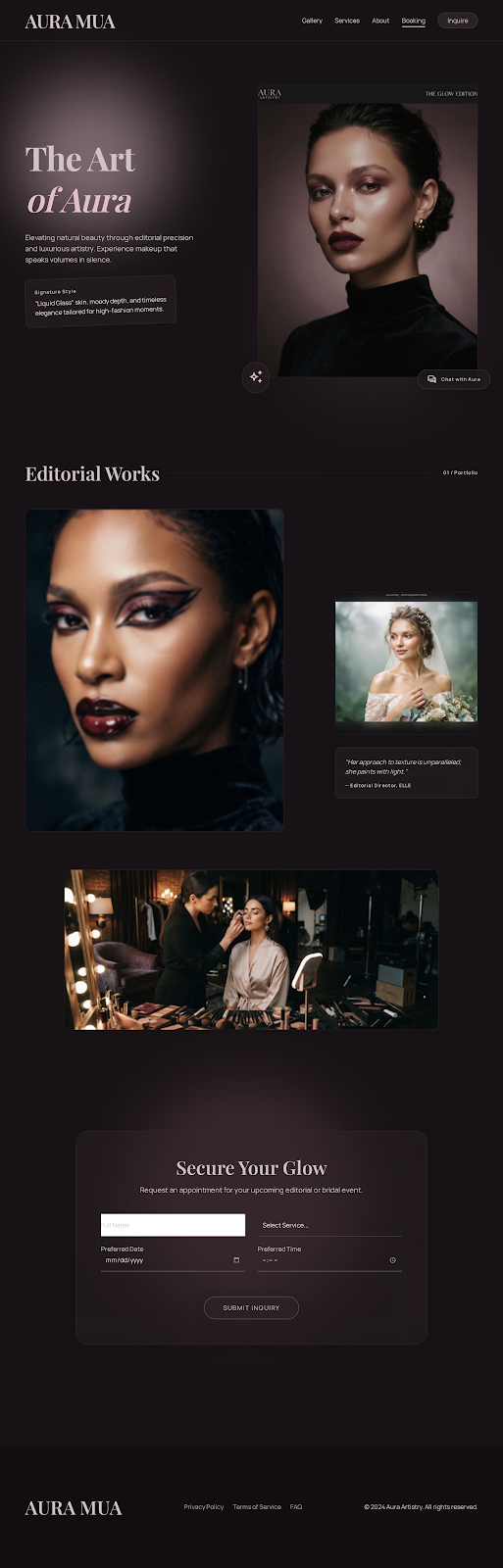 AURA MUA - High Fashion & Editorial Makeup